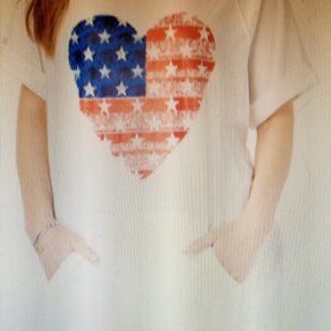 AMERICANA KNIT POCKET TEE